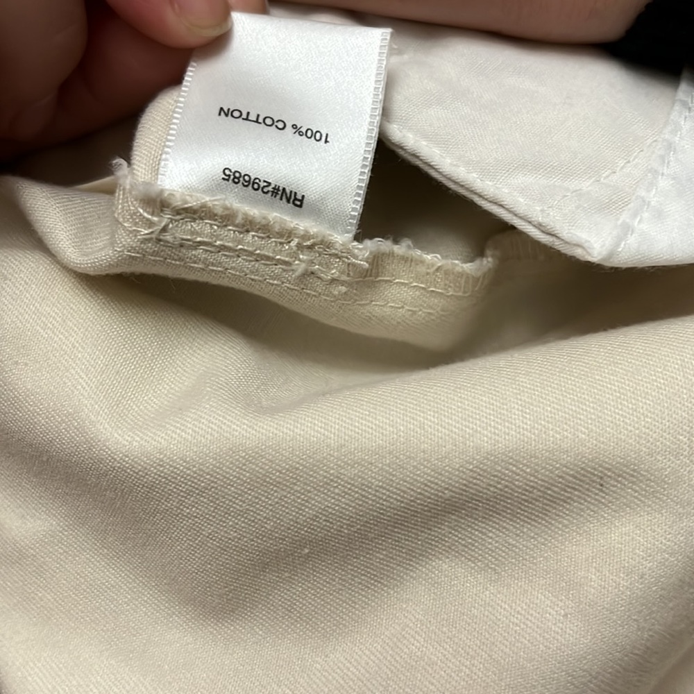 🛍️# 994 EUC Pendleton 100% Cotton Off White Slacks - Picture 8 of 8